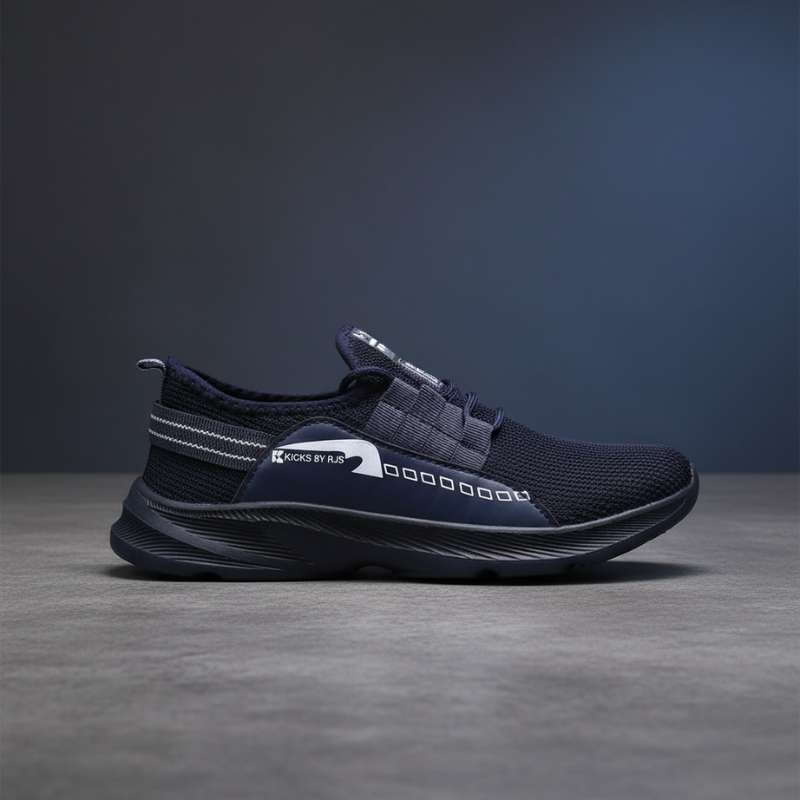 Kicks Runner Drift Blue Sneaker - 047