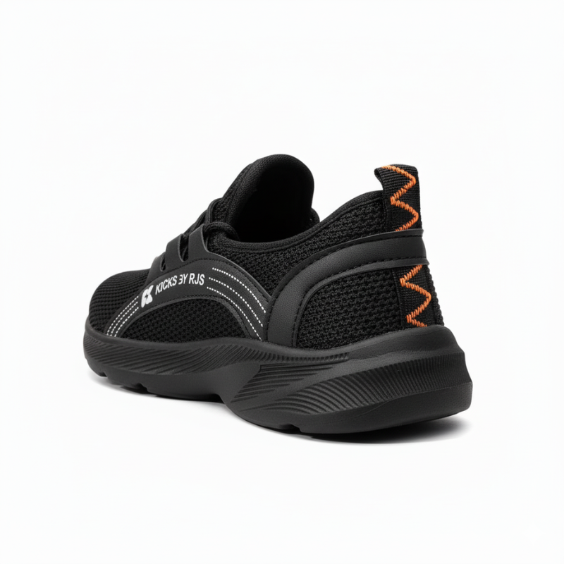 Kicks Runner Drift Black Sneaker - 052