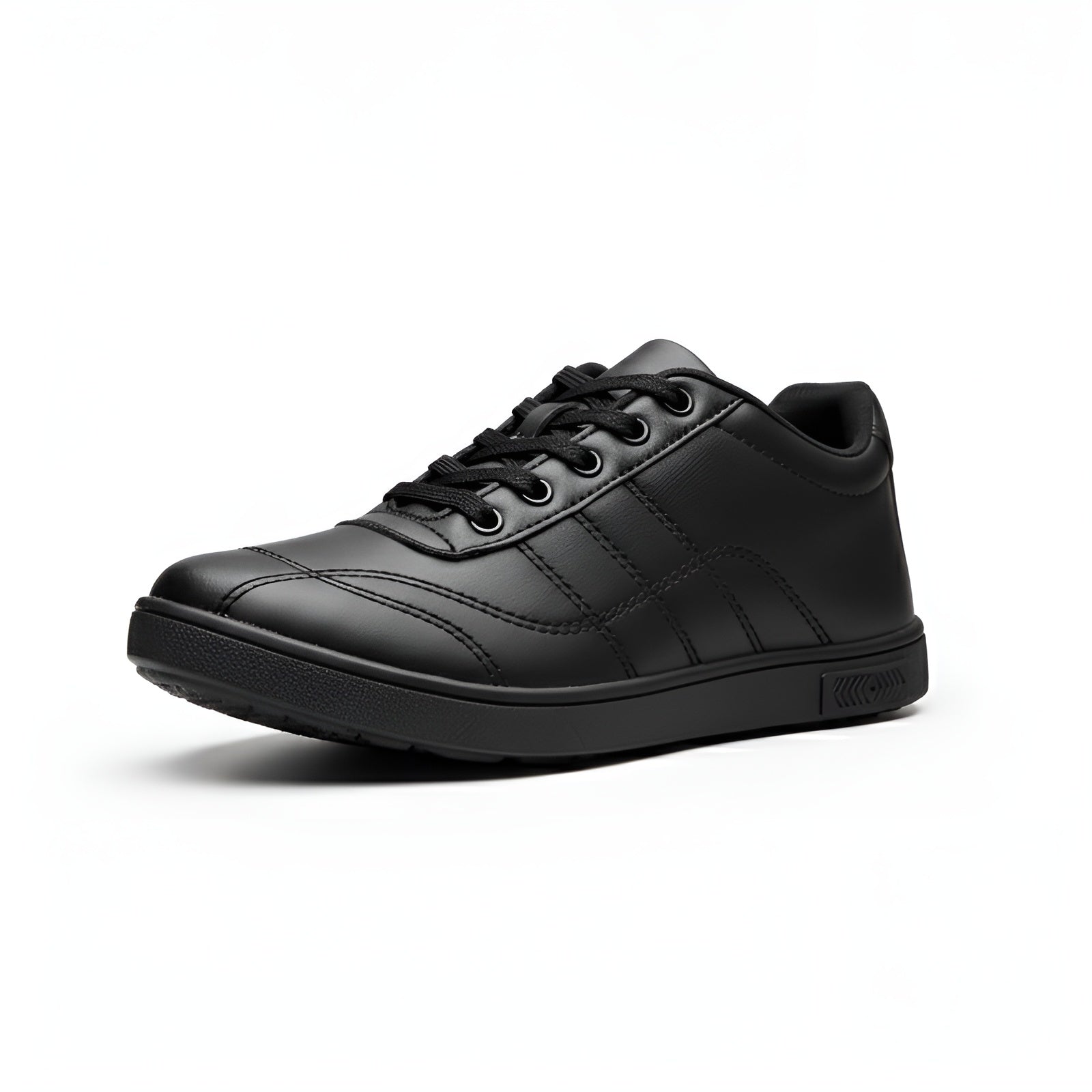Onyx Stiched Sneaker Black - 049