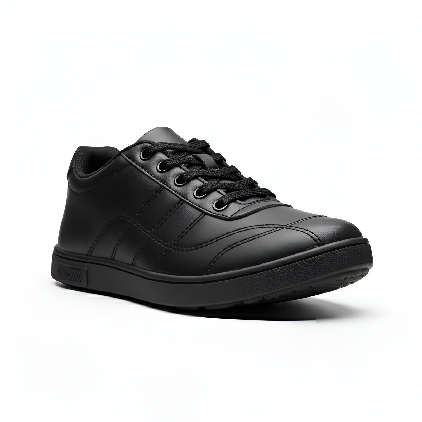 Onyx Stiched Sneaker Black - 049