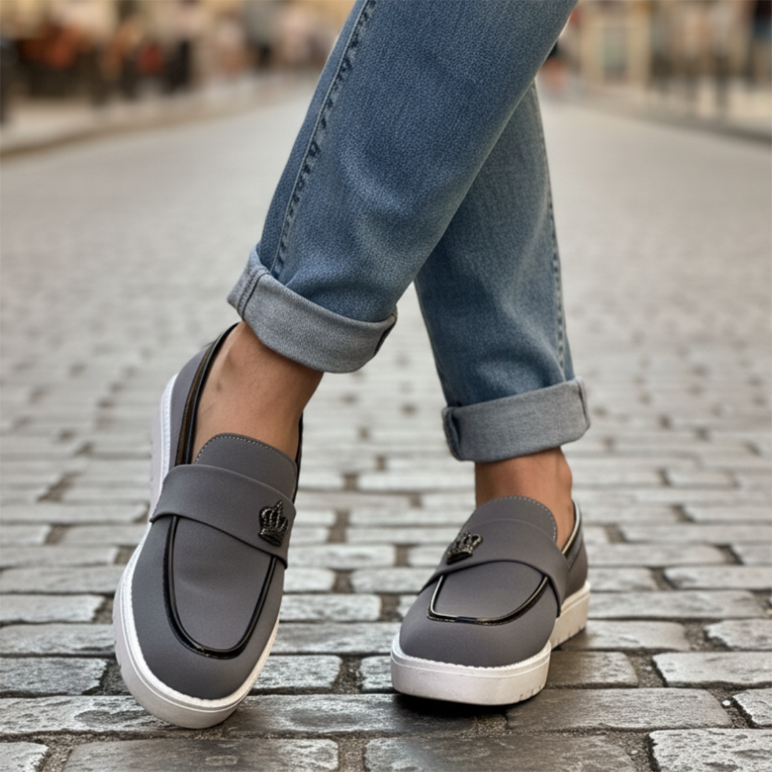 Kicks Grey Monarch Loafer - 071
