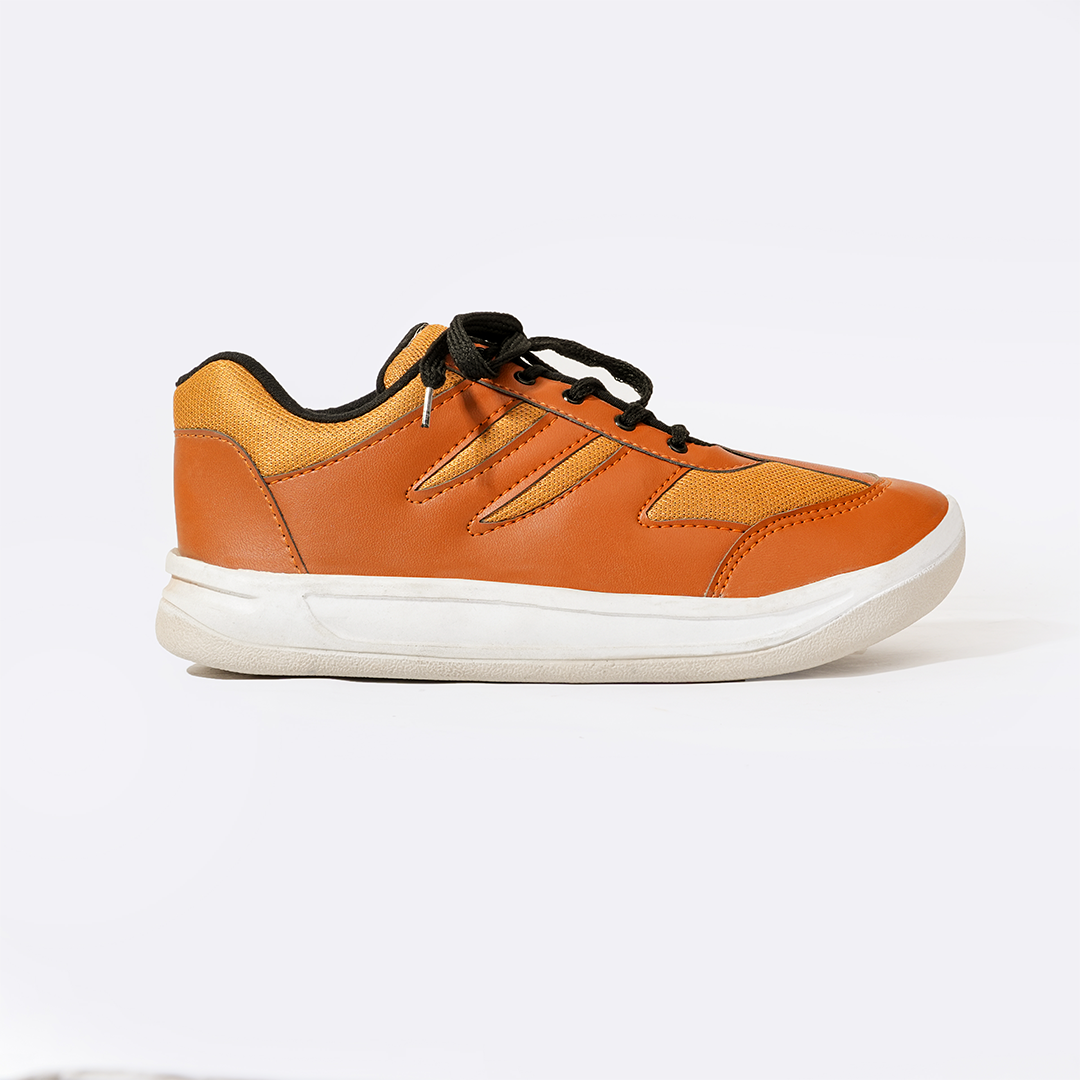Cheetah Stripes Sneaker Mustard - 044