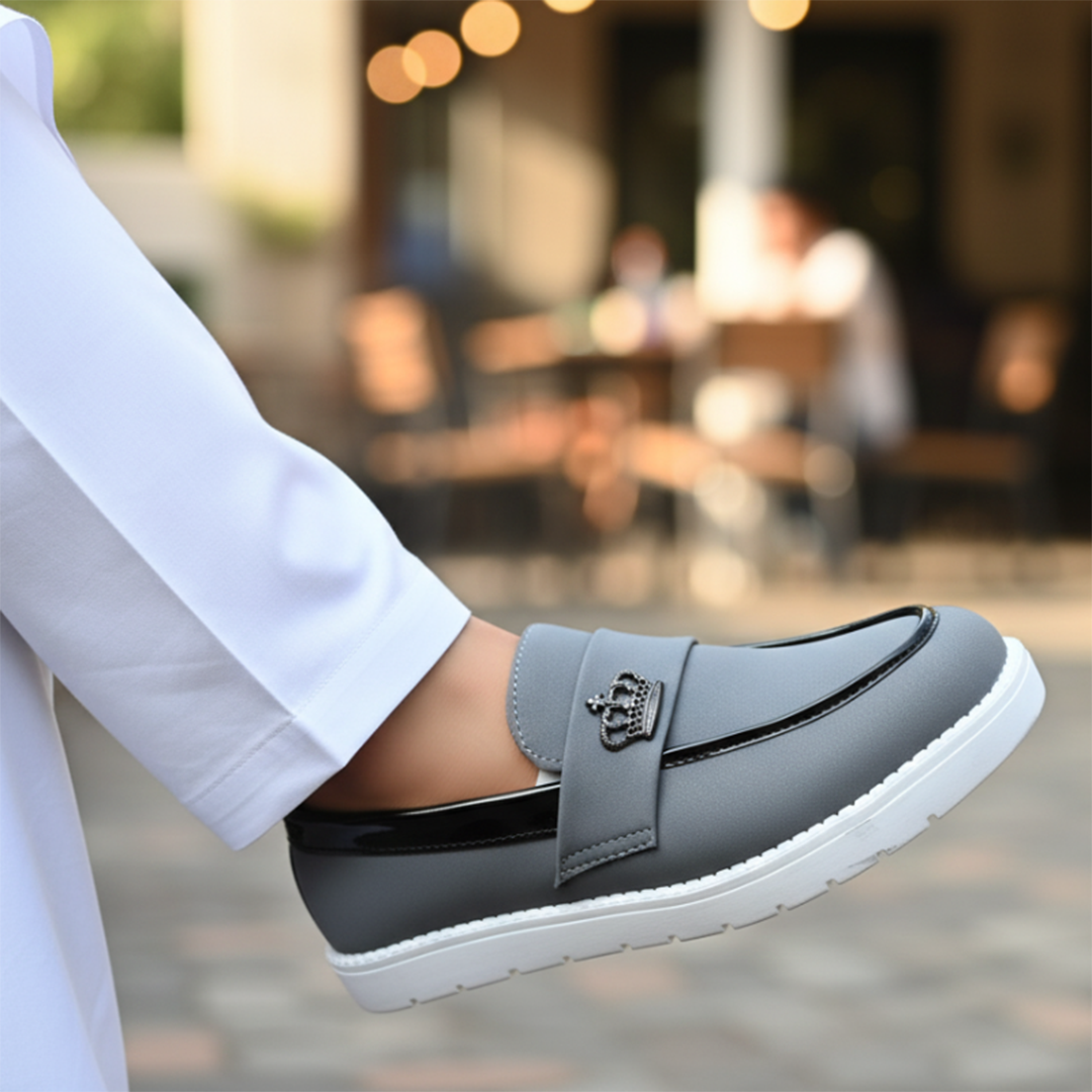 Kicks Grey Monarch Loafer - 071