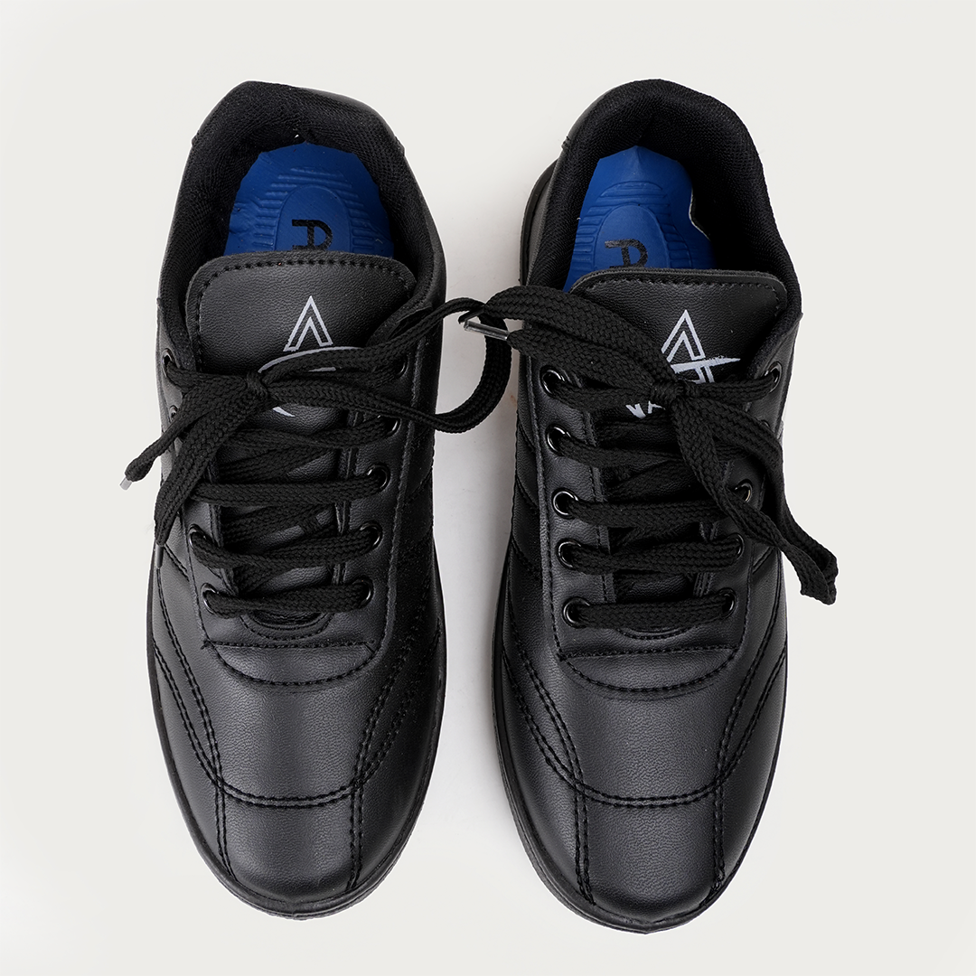Onyx Stiched Sneaker Black - 049