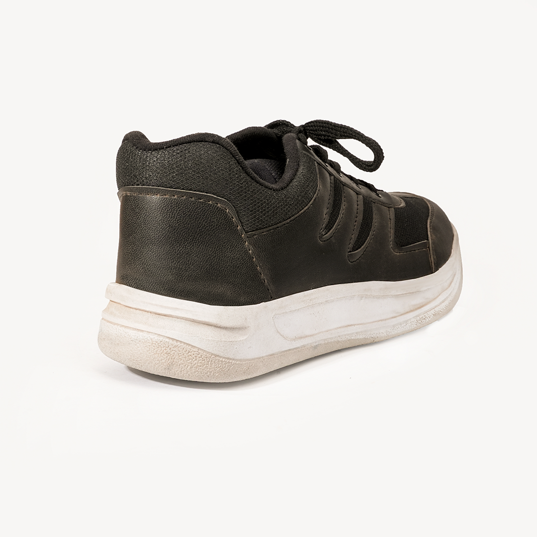 Cheetah Stripe Sneaker Black - 045