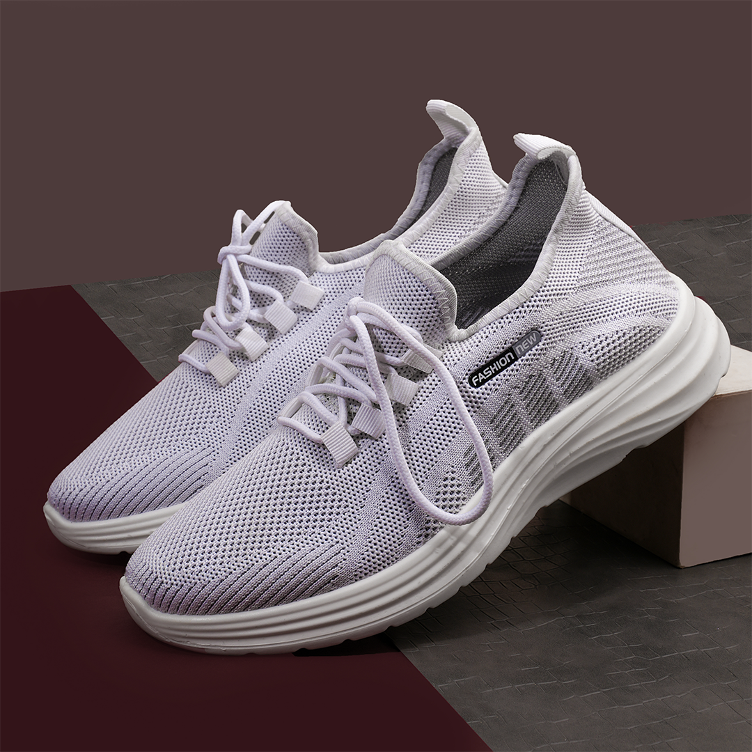 Aero Knit Sneaker Light Grey - 056