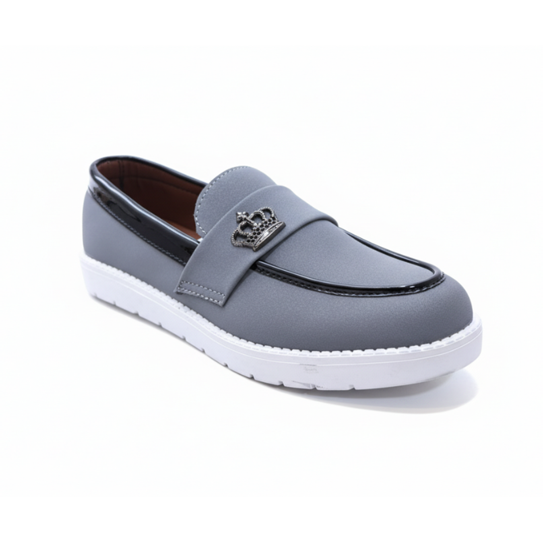 Kicks Grey Monarch Loafer - 071