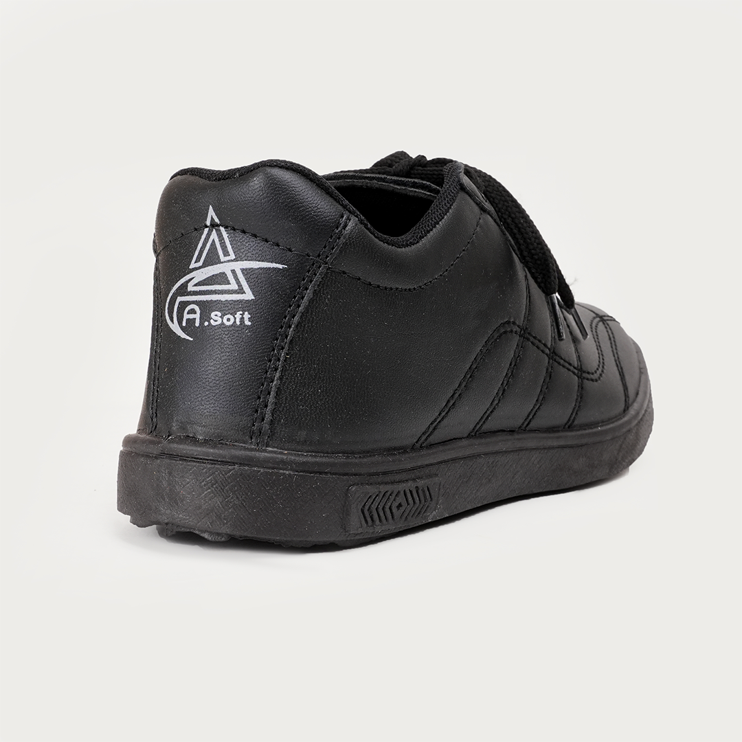 Onyx Stiched Sneaker Black - 049