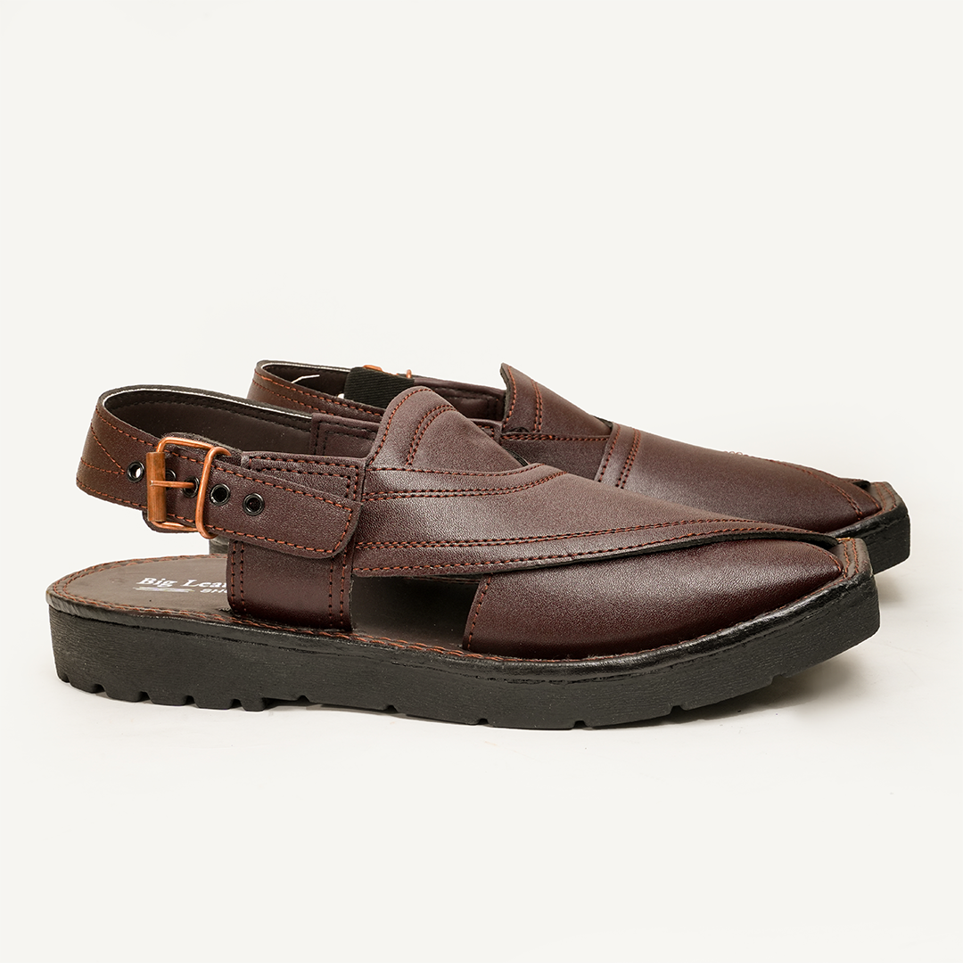 Tooray Dastakaar Peshawari Chappal Brown - 060