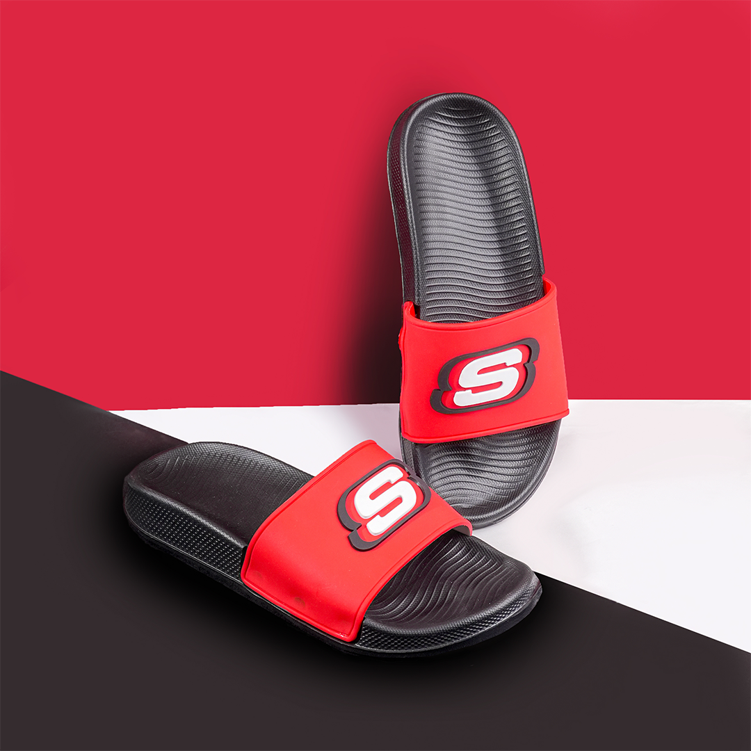 Kicks S Mono Slide Red/Black - 022