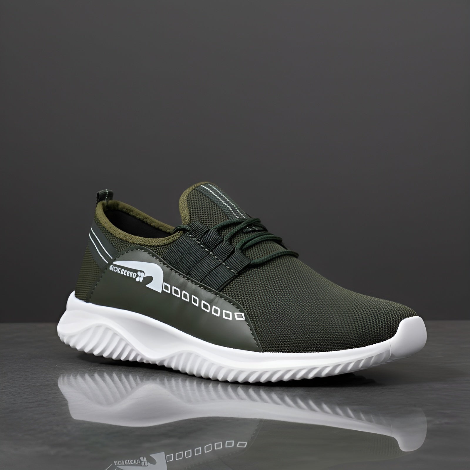 Kicks Runner Drift Green Sneaker - 034