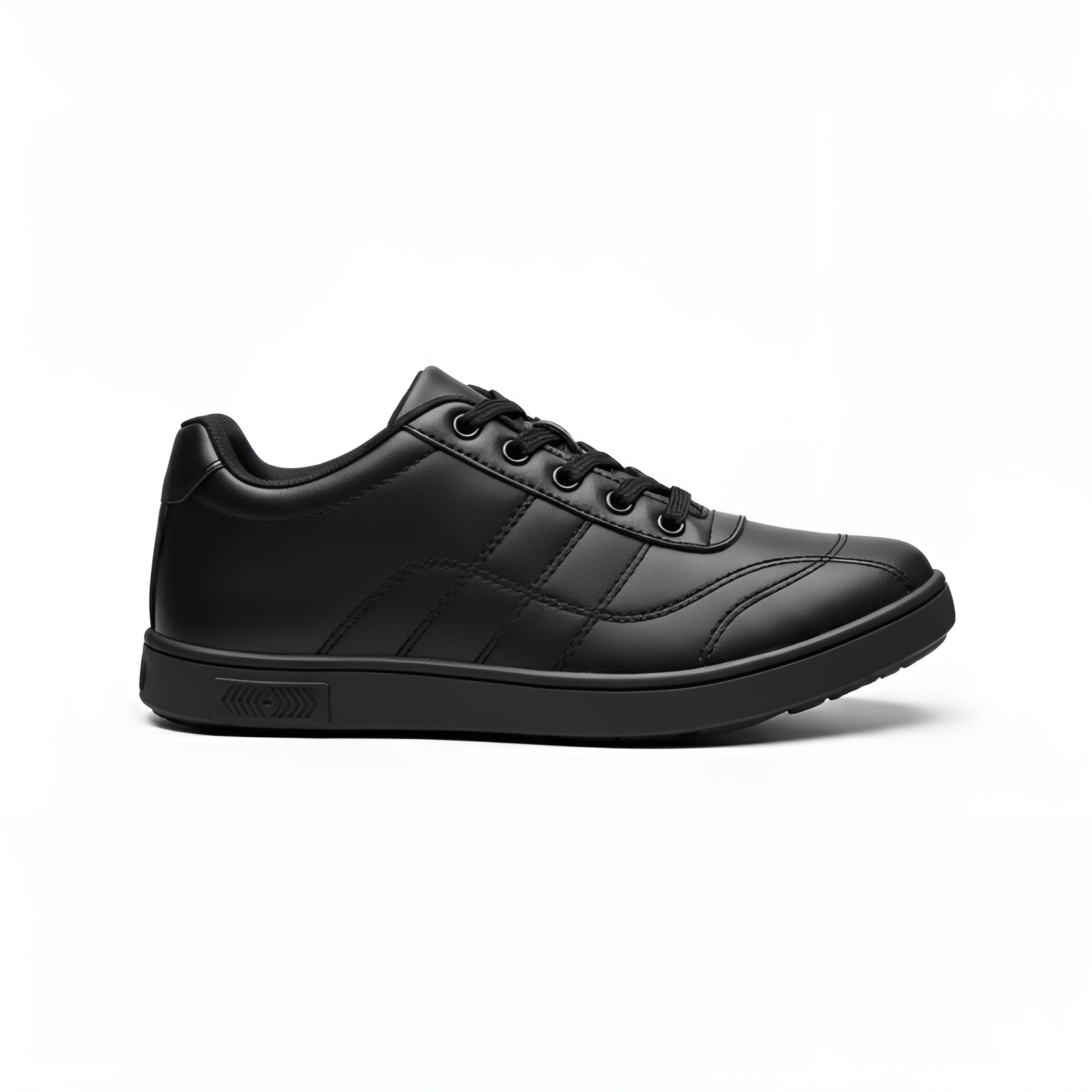 Onyx Stiched Sneaker Black - 049